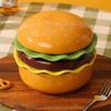 Ceramic Stackable Hamburger Plate Food Tray Mini Dinner Plate Set Sauce Containers  Dining Table