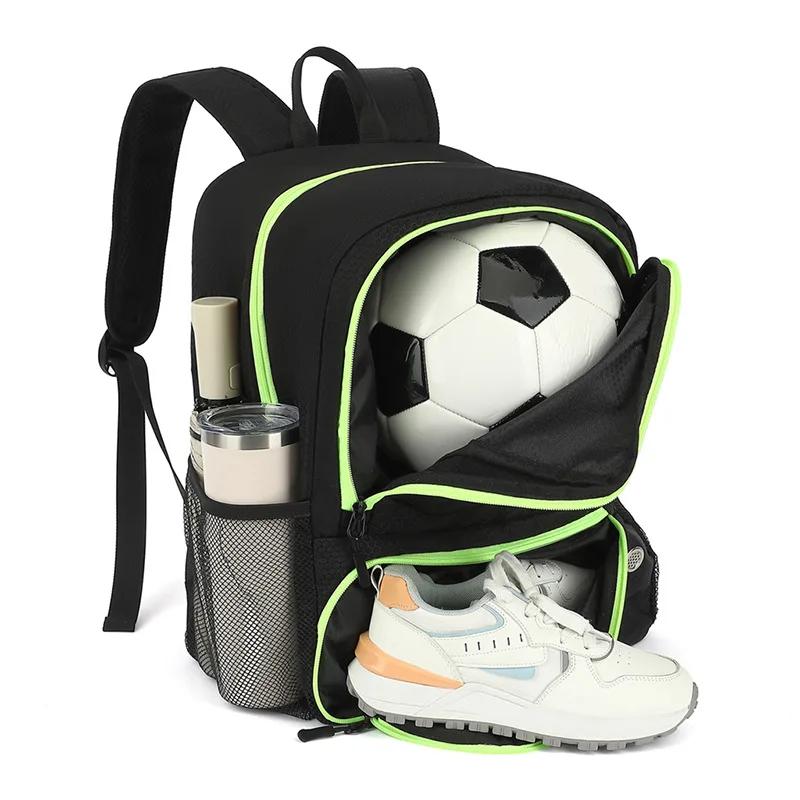 Nowy Plecak Piłkarski Koszykarski z Komorą na Buty Torba Piłkarska Siatkowa dla Nastolatków Duża Pojemność Outdoorowa Podróżna Tornister