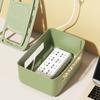 Nordic Stackable Desk Organizer Aesthetic Tv Wire And Cable Cover Storage Organizer Wifi Router Hidden Office Desk Accessories