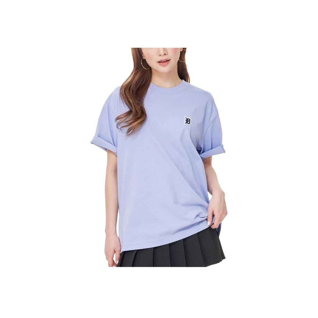 New MLB SS23 T Shirt Unisex Light Purple 3ATSB0233-46PPL