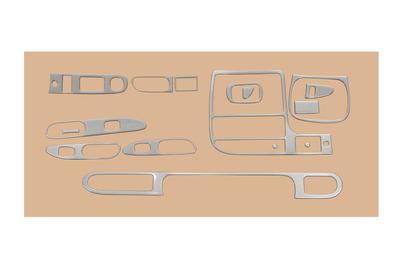 Panel Decor (1995-1998) Aluminum for Kia Sephia