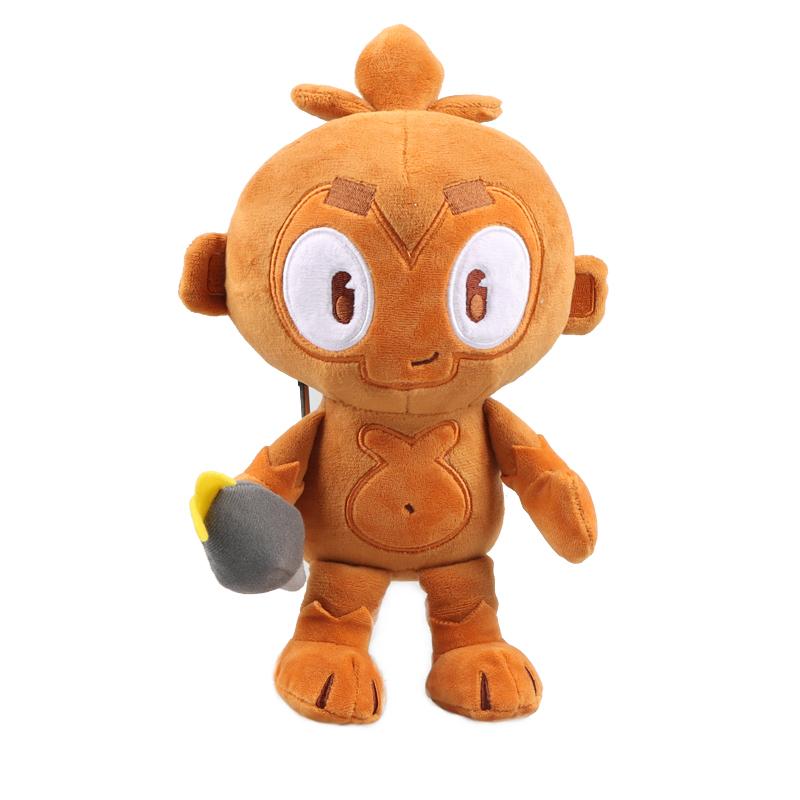 25cm Dart Monkey Plush Toy Soft Bloons TD Stuffed Plush Doll Cartoon Figure Plush Toys Kids Adults Plushie Gamer Gift Home Decor