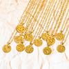 Minimalist 12 Constellations Stainless Steel Pendant Necklace - Hollow Round Sweater Chain
