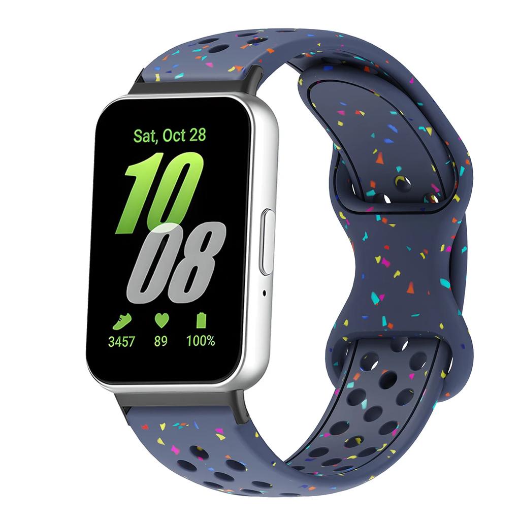 Silikonarmband für Samsung Galaxy Fit 3 Uhrenarmband Sportarmband für Samsung Galaxy Fit3 Ersatzarmband Zubehör