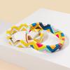 2026 Hot Selling Fashion Fashion Patchwork Bracelet Bohemian Style Can Be Folded Wear DIY Mixed Color Enamel Beaded Bracelet