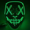 Black Luminous Halloween Mask for Party & Festival