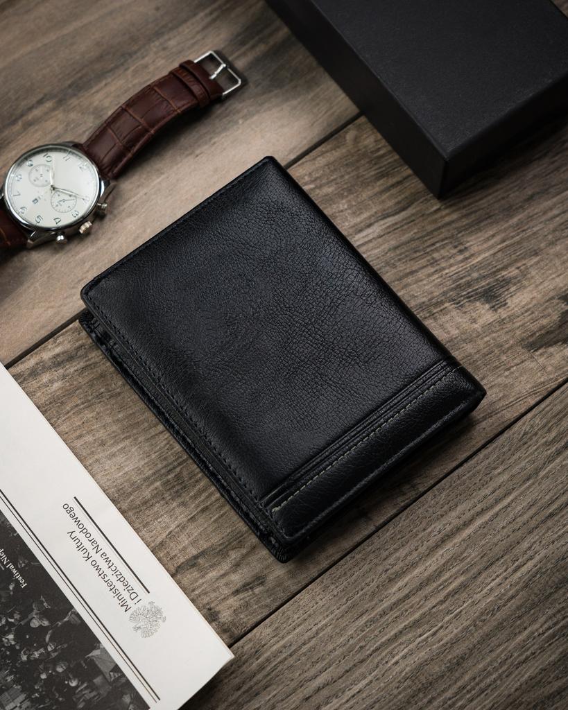 Men's wallet PU+leather M302B-PU-6861 Black