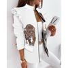 Women's Fashion Casual Autumn Winter Long Sleeve Stand-collar Jackets & Coats