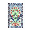 Turkish Tile Tree of Life Watercolor Painting Prints Traditional Ottoman Floral Wall Art Picture Canvas Poster Home Decor