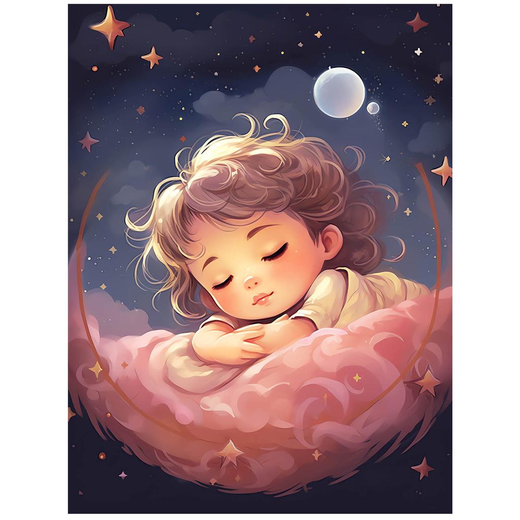 Plakat Marzenie Na Różowej Chmurze Plakat Marzenie Na Różowej Chmurze, 40X50 Cm, Rama Aluminiowa Czarna, Papier Matowy 230 Gsm