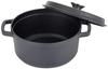 Captain Stag Cocotte Dutch Oven, 22cm, 2.8L Capacity, Cast Iron, No Seasoning Required, Gas, Induction, and Oven Compatible, UG-3037