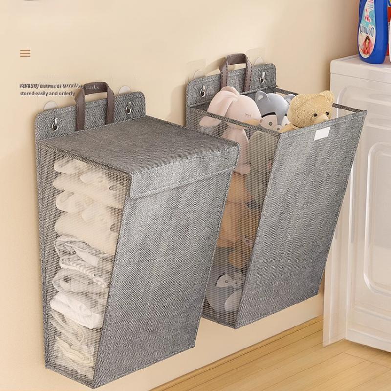 Wall-Mounted Laundry Baskets for Storing Dirty Clothes, Suitable for Bathrooms And Home Use. Providing Ample Space