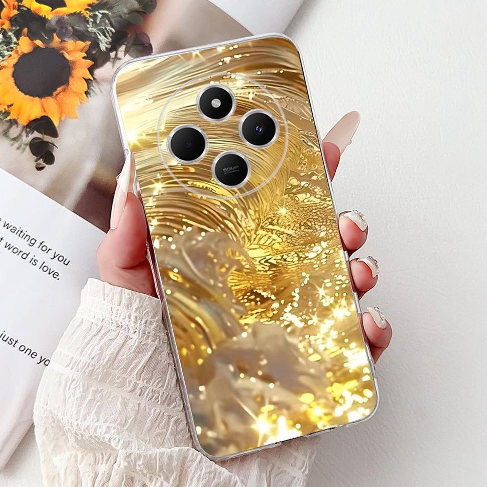 For Xiaomi Redmi 14C Casing Fashion Heart Cat Cover 6.88" Soft TPU Phone Protective Shell For Xiaomi Redmi 14R 14C Cases Coque