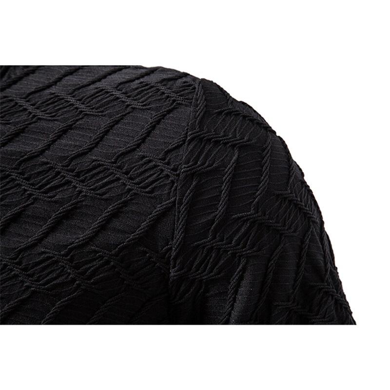 New Summer Men's Round Neck Short Sleeve T Shirt Casual Solid Colar T-Shirts Fashion Diamond Shaped Design Top Tees Streetwear