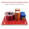 80W Bass Speaker Frequency Divider 2 Way Car Audio Woofer Loudspeaker Speakers Crossover Filter for Cars Vehicle