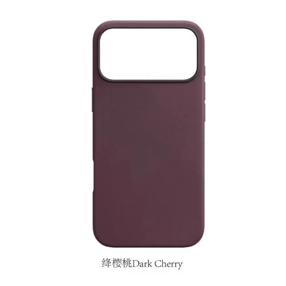 Leather All-inclusive Anti-fall Phone Case for IPhone 17 Pro Max 17 Air 16 15 13 14 Pro Max Invisible Magnetic Wireless Charging Cover