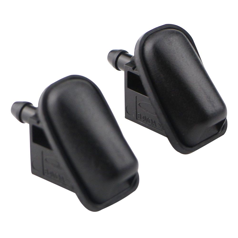 

For Ford Focus 2 3 2005 - 2018 Water Spray Sprinkler Wiper Nozzle Cover Front Window Spray Jet Washer Protector Accessories чёрный