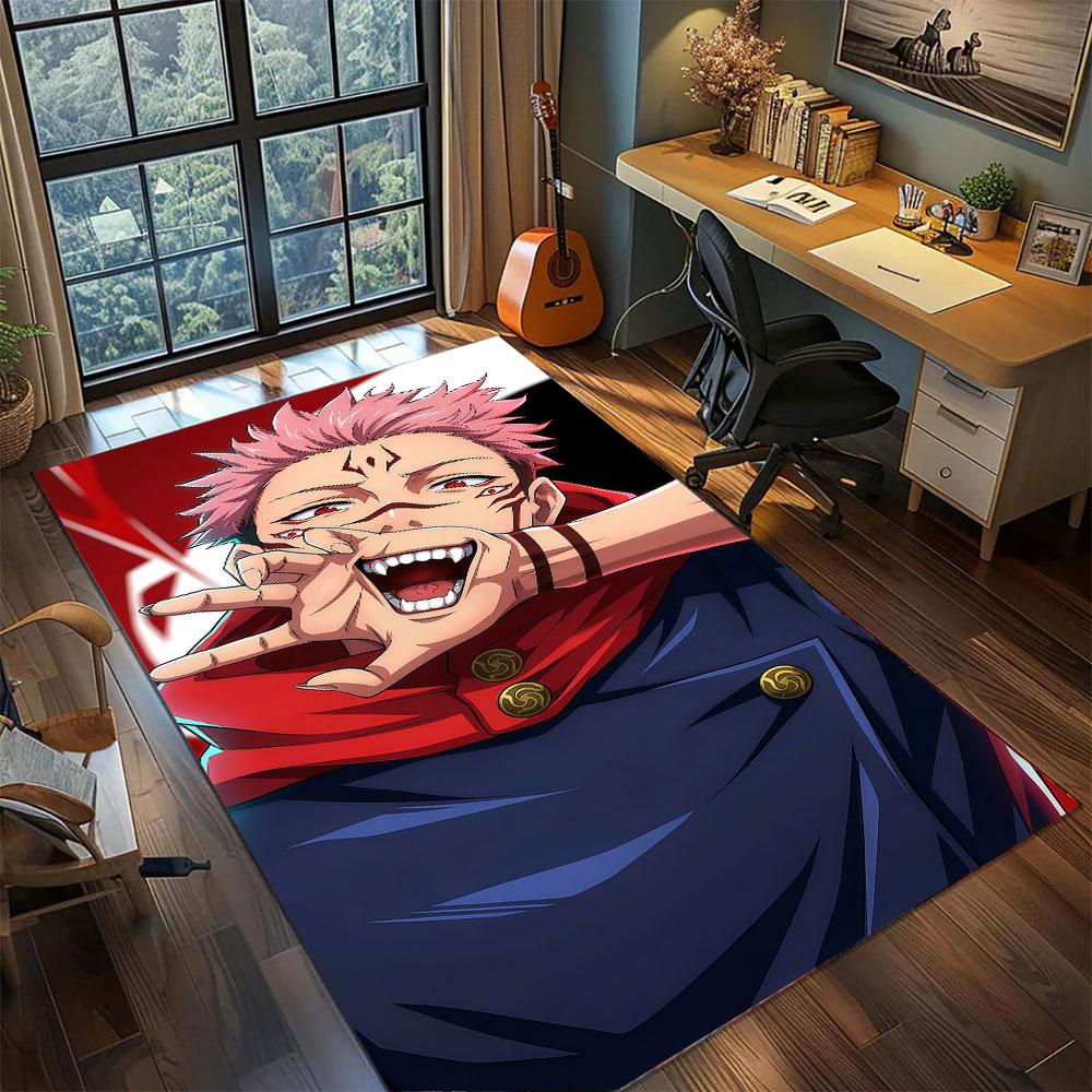 Nobara Kugisaki Jujutsu Kaisen Carpet for Living Room Bedroom Home Decor Cool Movie Mat Play Floor Mat