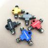 Tubo Flessibile Olio Freno Idraulico per Moto Raccordo a T Connettore a T Adattatore a 3 Vie per Sistema Frenante Dirt Pit Bike ATV