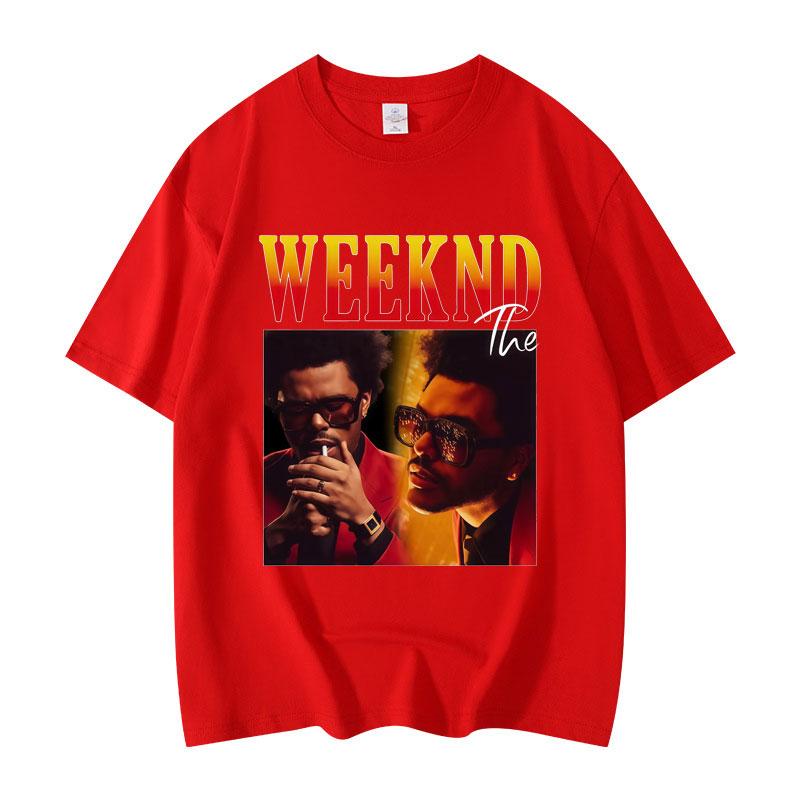 Rapper The Weeknd Graphic T Shirts Unisex Women Clothing Hip Hop Fashion Short Sleeve T Shirt High Quality Cotton Oversized Tshirt