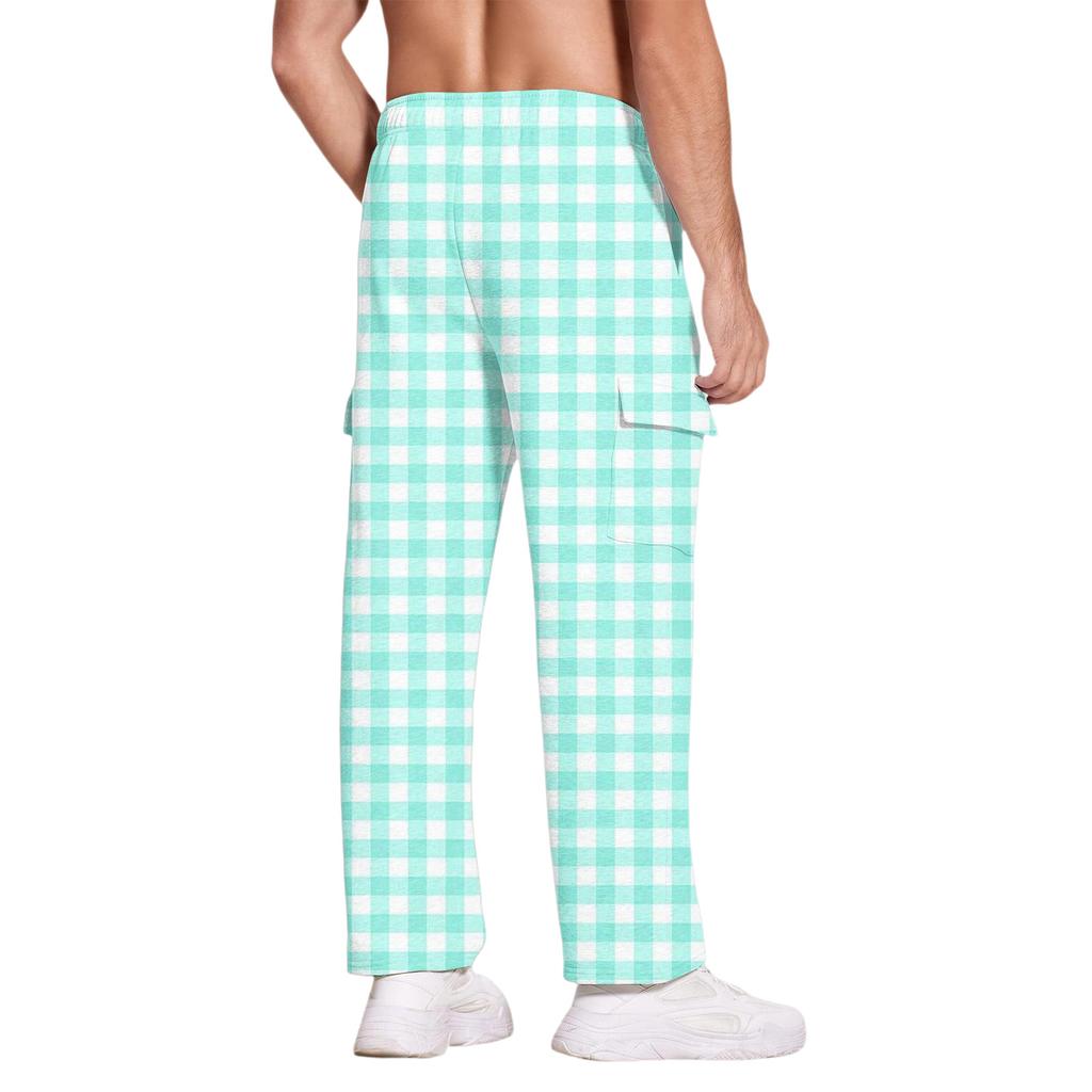 Casual Sports Pants Men's Loose Leggings Long Panel Fitness Running Training Pants