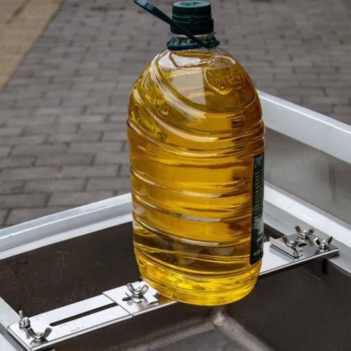 Stainless Steel Whetstone Stand, Universal Whetstone Stand, Non-Slip, Fixed Base, Stainless Steel Whetstone Holder, Compatible with Sinks, Sink Bridge