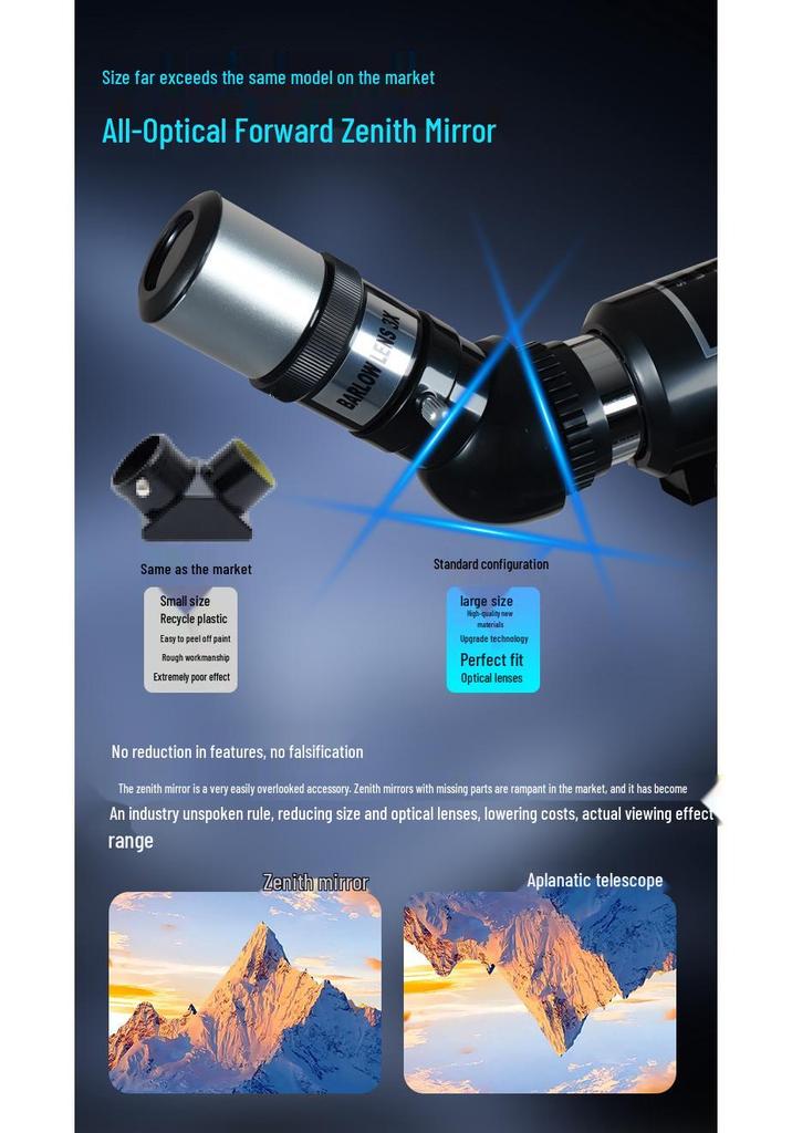 Custom F40070M HD Astronomical Telescope for Professional Moon Viewing