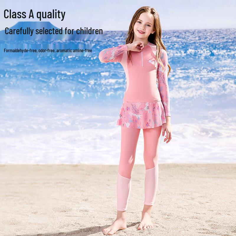 Disney Kids' Long Sleeve Split Swimsuit