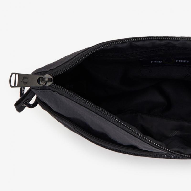 Fred Perry Crinkled Nylon Mesh Sacoche Bag  297  Cfpu2417287 297