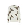 Geometric Pattern Printed Crew Neck Sweater Men Sweater Multicolor 6R1MV5-1M05Z-F1C7