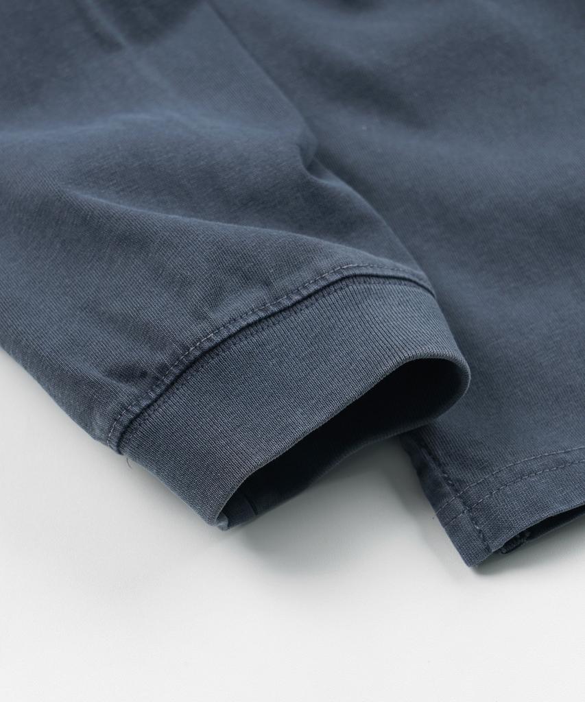 FRIZMWORKS Pigment Pocket Long Sleeve Tee _ Blue