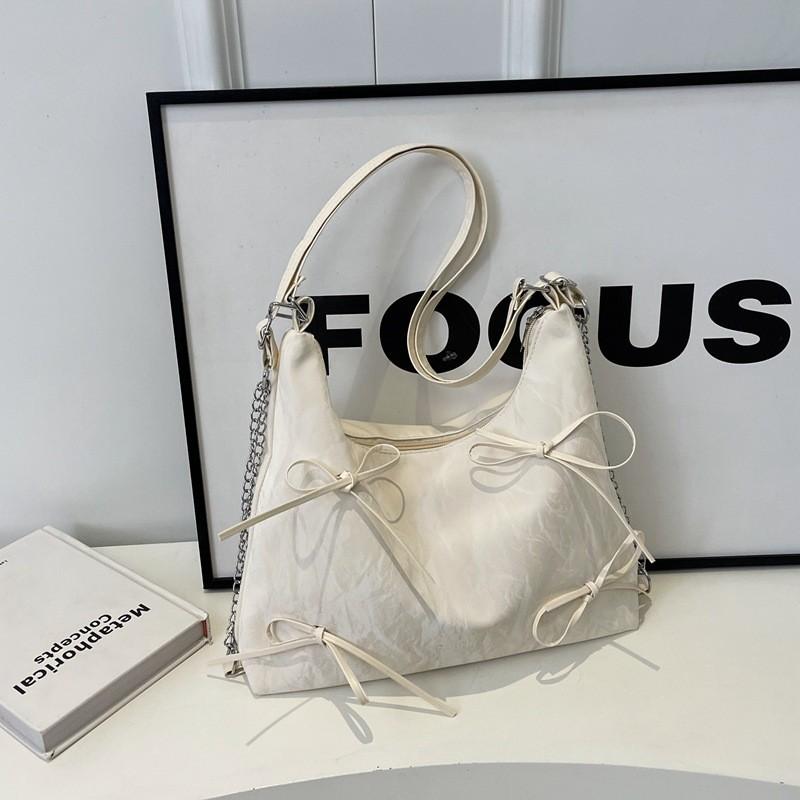 Stylish Minimalist Tote Bag New Spring Summer Collection Fashionable Bow Design