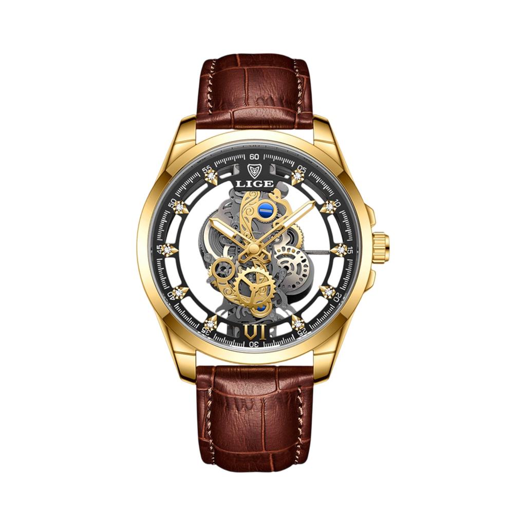 Men's Waterproof Luminous Running Alarm Clock Watch