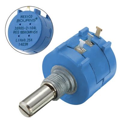 1K Ohm 5W vatios solo gire 3 terminales alambre herida potenciómetro rotativo