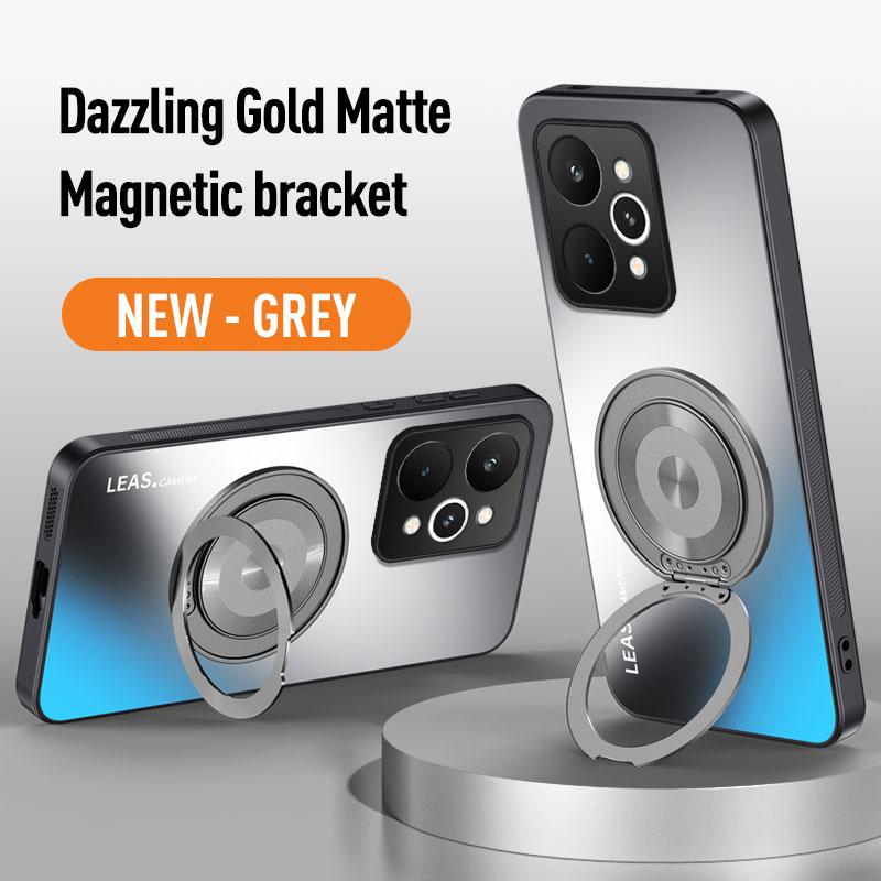 EUCAGR For Realme 15 Case Luxury AG Matte Back Cover For Realme 15 Pro 5G Shockproof Stand Bumper Funda For Realme15Pro