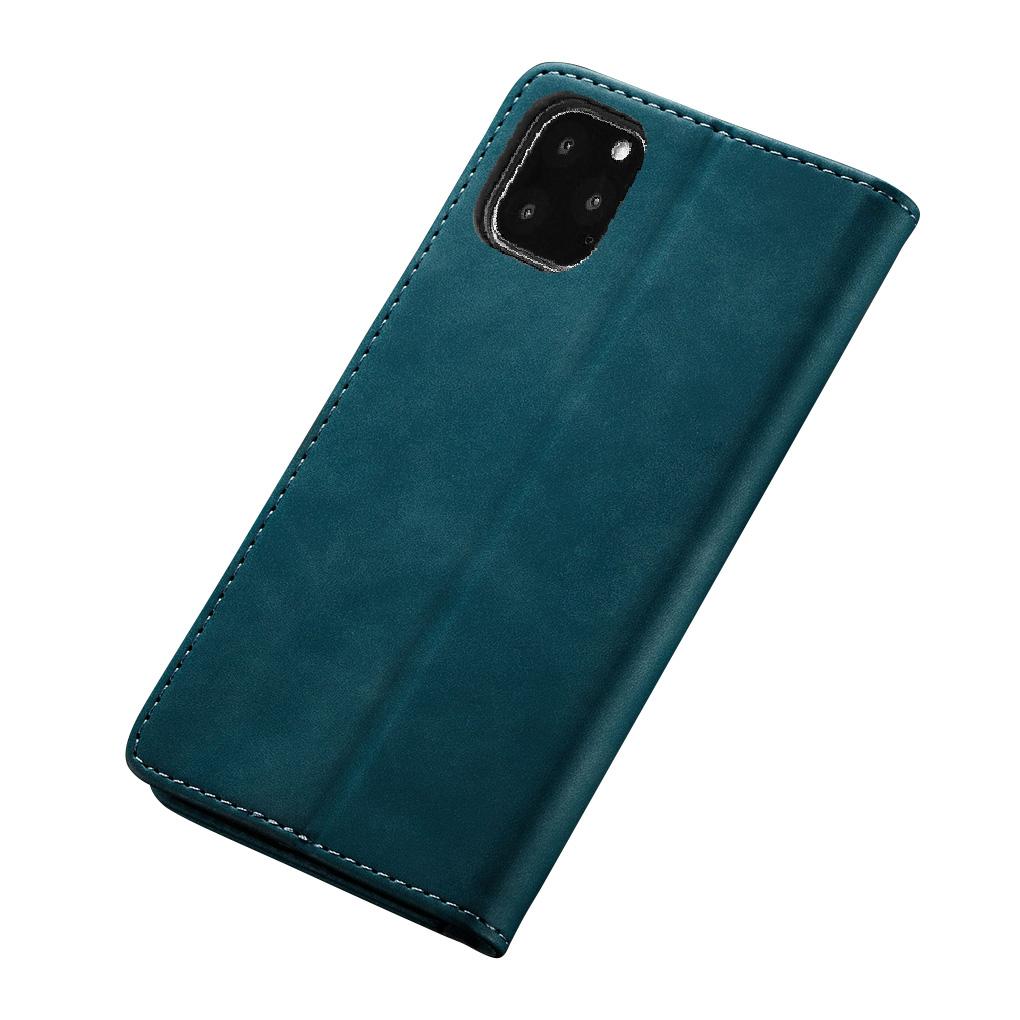 Phone Case Leather Phone Cover Retro Frosted Mobile Holder