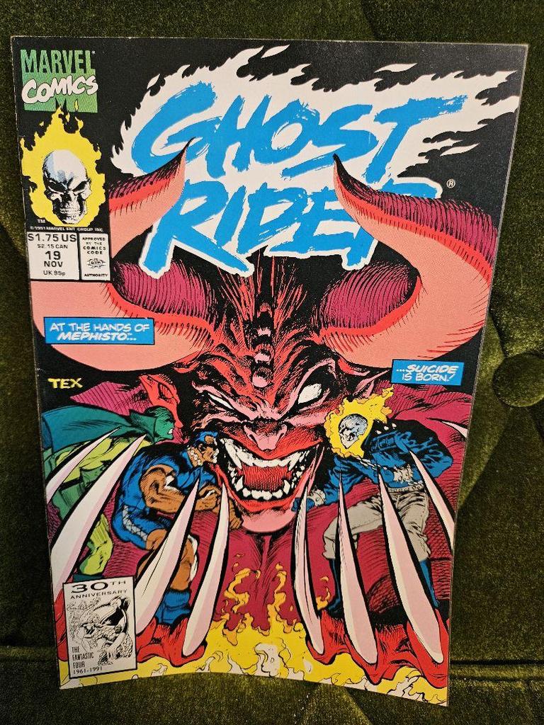 [USED] Ghost Rider American Comic Leaf Set of 8
