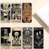 RE21 Divination Tarot Transparent Phone Case for Motorola Moto G40 G04 G05 One Ace Action  Fusion + Plus Hyper Macro Vision Zoom