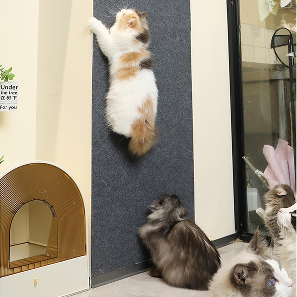 Self-Adhesive Cat Scratching Mat Cat Scratch Furniture Cat Claws Couch Climbing Protector Prote A1B5