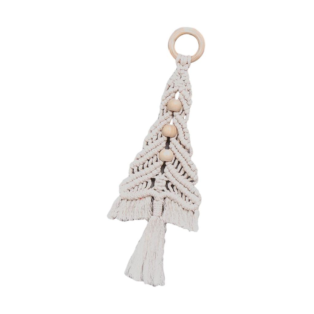 Christmas Tree Tapestry Festival Nordic Gifts Hand Woven Exquisite Decoration Wedding Backdrop with Tassel Xmas Tree Pendant