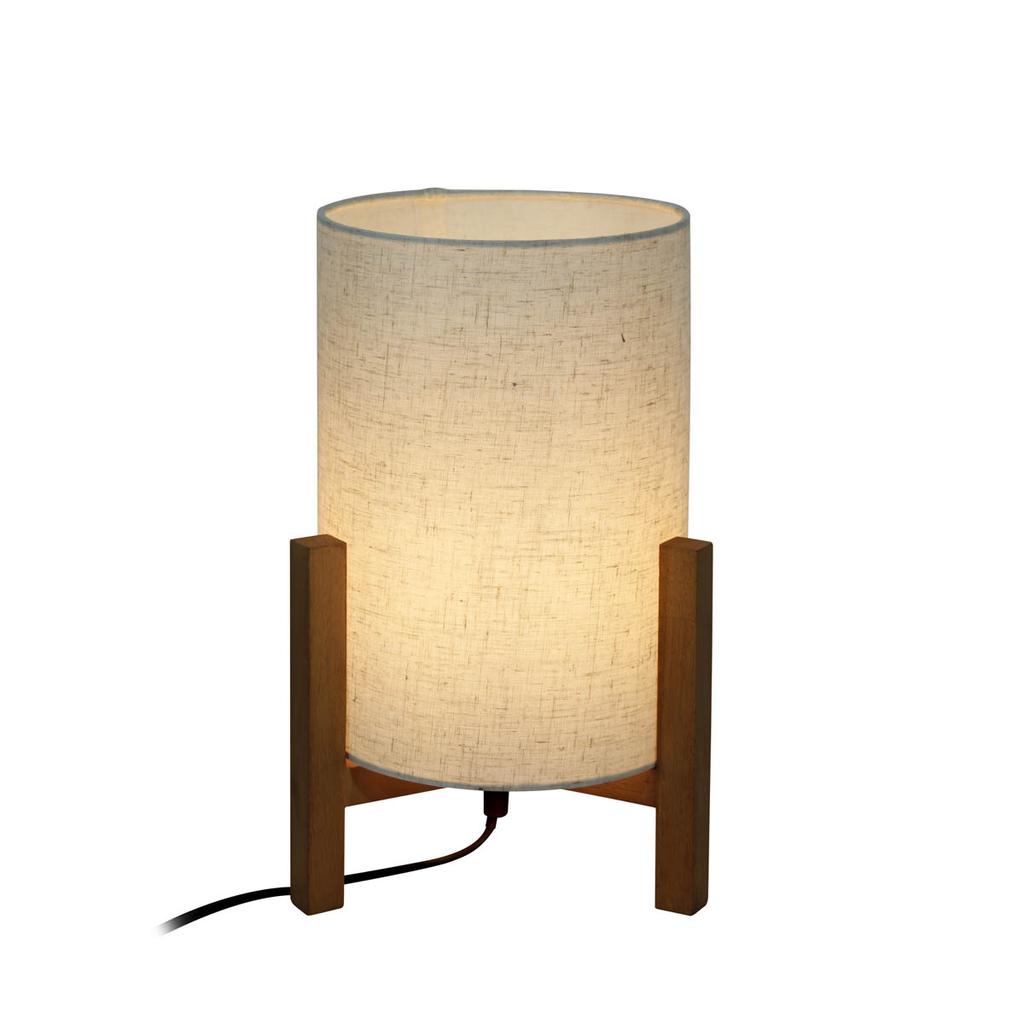 Lampa Stołowa Ones 1 E27 Biały  Wood Italux Tb-85930-M-Wh-Wo