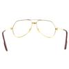 Great Cartier Glasses Trinity Two Bridges gold mens Used