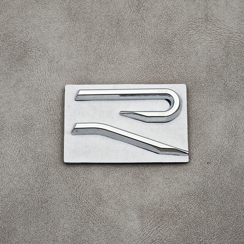 Hot 3D Metal Logo R Emblem Car Front Grill Badge Rear Trunk Sticker For Volkswagen VW Polo MK8 Passat Tiguan CC Golf R Accessori KC2