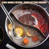 Multifunctional 304 Nonrust Steel Soup Ladles With Hanging Hook And Strainer For Cooking And Serving
