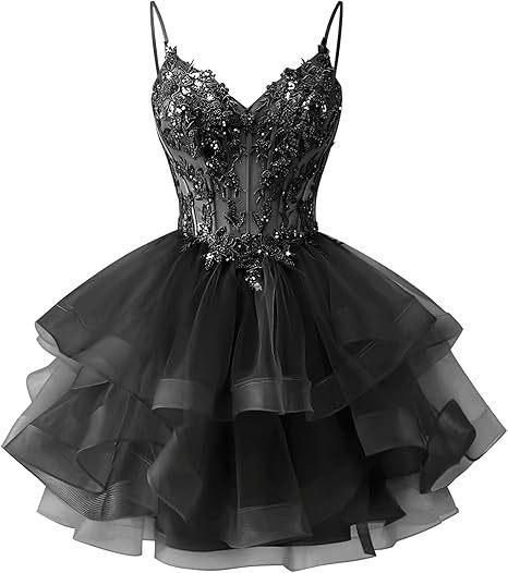 Suspender Dress Homecoming Dresses Short Banquet Evening Dress Dress European and American