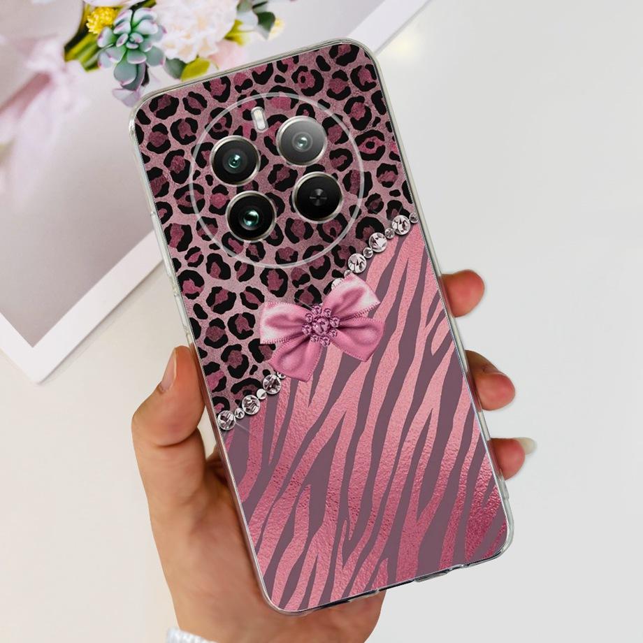 For Realme 12 Pro Plus Case Soft Clear TPU Silicone Phone Case For Realme 12 Pro Pro+ Cute Cartoon Shockproof Back Cover Fundas