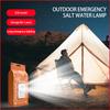 LED Salt Water Emergency Lamp Camping Energy Saving Lamp Waterproof Portable Night Fishing Lamp Travel Supplies for Car Outdoor