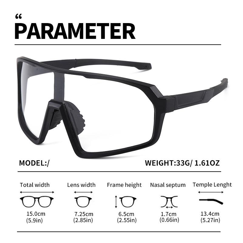 Cycling Glasses Pochromic Sunglasses Men Women Mountain Bike Road Eyewear New Bicycle Riding Outdoor Sports Hiking Goggles