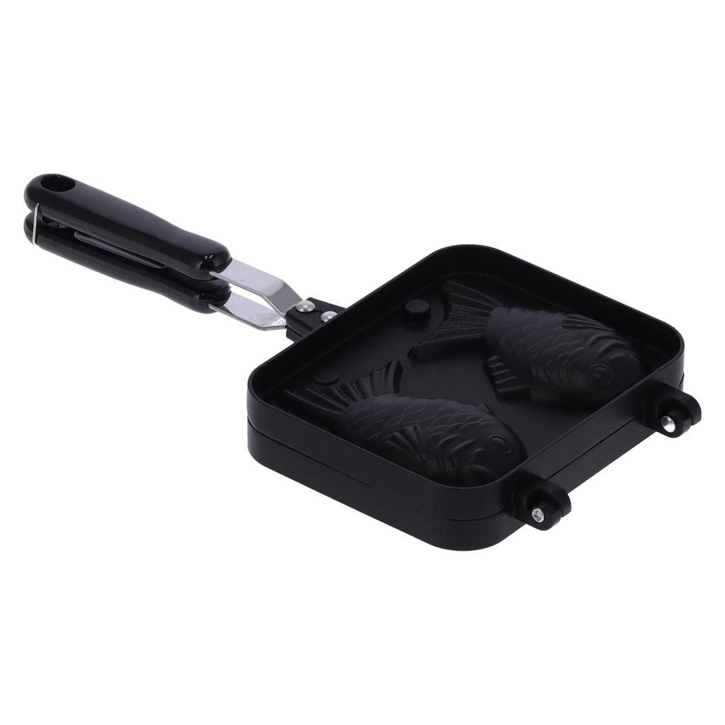 Taiyaki FishShaped Waffle Cake Maker Pan NonStick Double Pan Mold for Kitchen Use