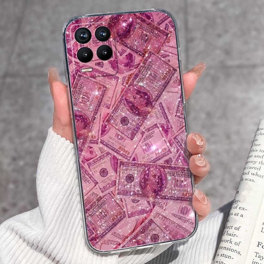 

Для Oppo Realme 8 9 7 6 5 3 Pro 5i 6i 7i 9i Чехлы для телефона Узоры на тему океана Прозрачные силиконовые Противоударные Премиальные защитные чехлы Для корпуса Oppo Realme 8 4G